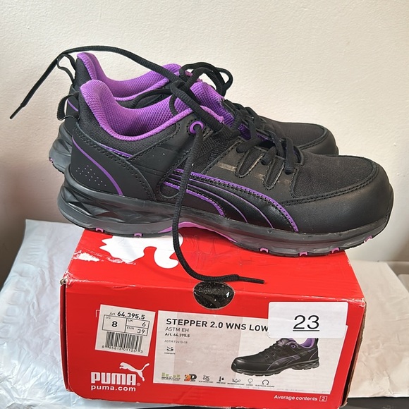 NWT Puma Stacey Toe Work Shoe. Stepper 2.0 Size 8 composite toe - Picture 3 of 6